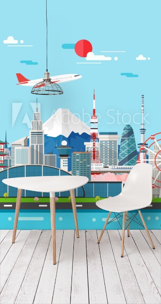 Picture of Japan buildings travel place and landmarkVector Illustration